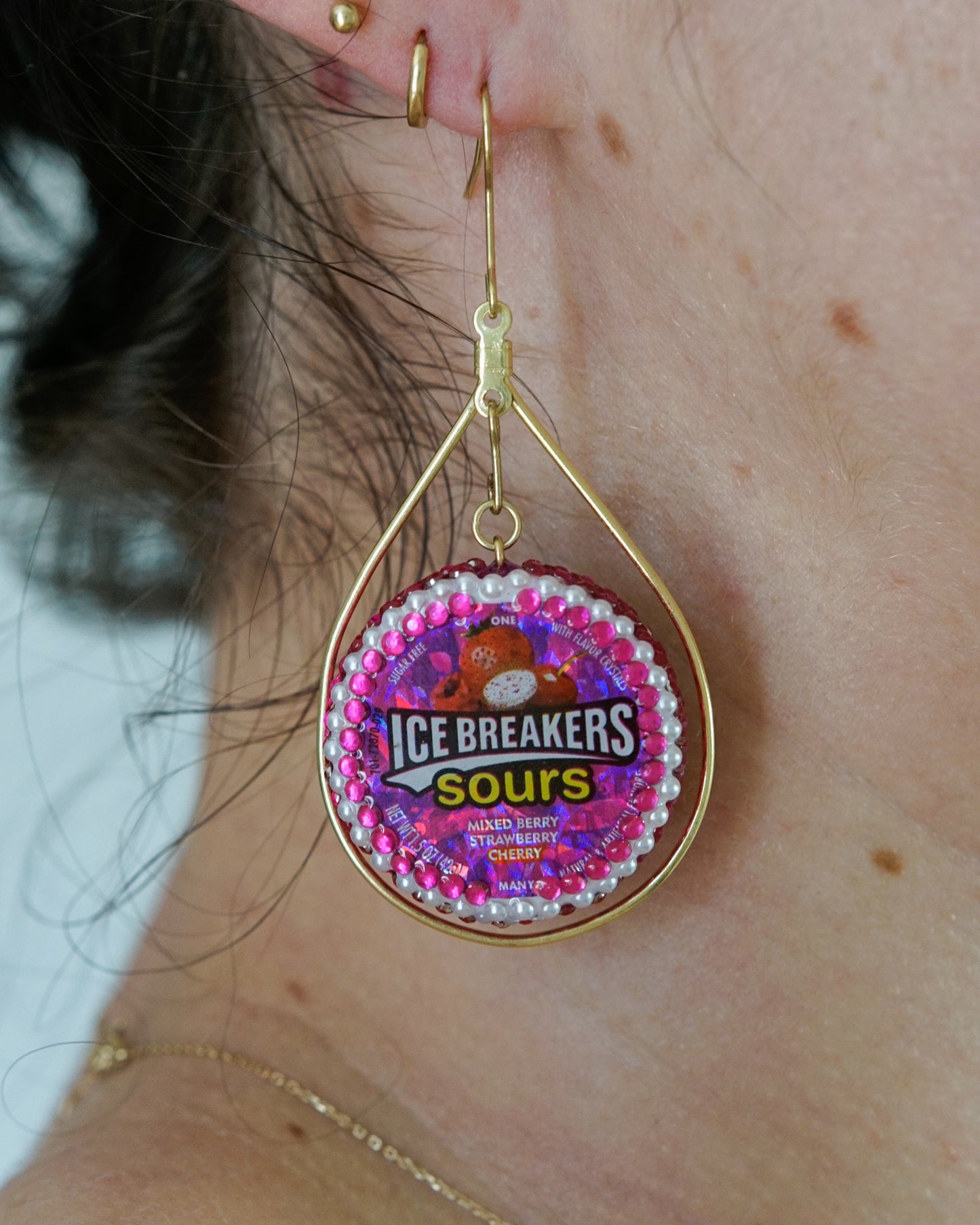 Ice Breaker Berry Sour Earrings