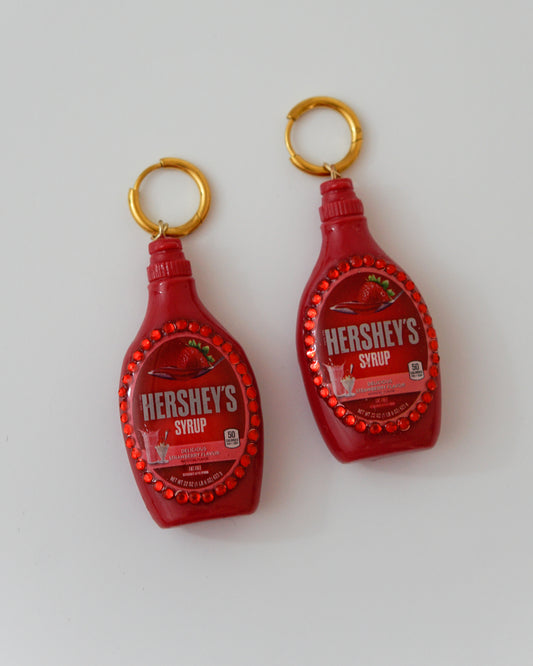 Strawberry Syrup Earrings